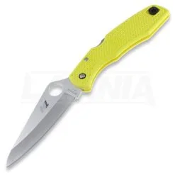 Spyderco Pacific Salt Folding Knife, Yellow C91PYL