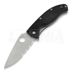 Spyderco Tenacious Folding Knife, Combo Edge C122GPS