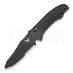 Benchmade Rift G-10 Folding Knife, Combo, Black 950SBK-1