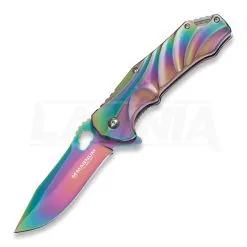 Böker Magnum Matte Rainbow Folding Knife 01RY253