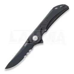 CRKT Seismic Deadbolt Lock Black Folding Knife