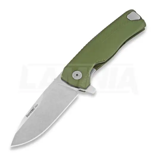 Lionsteel ROK Aluminium Folding Knife, Od Green, LAMNIA EXCLUSIVE ROKAGSW 3 Lionsteel ROK Aluminium Folding Knife, Od Green, LAMNIA EXCLUSIVE ROKAGSW