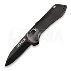 Gerber Highbrow Pivot Lock A/O Folding Knife, Black 1524