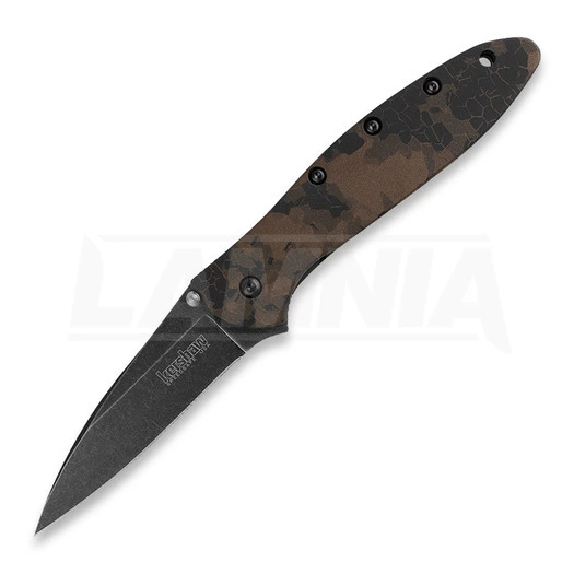Kershaw Leek A/O Folding Knife, Digital Brown 1660DEB 3 Kershaw Leek A/O Folding Knife, Digital Brown 1660DEB