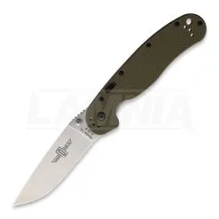 Ontario RAT 1A Folding Knife, A/O, Olive Drab 8870OD